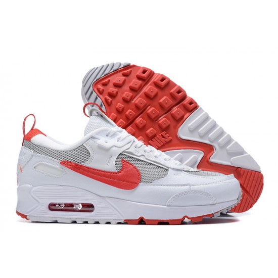 Reps Nike Air Max 90 Futura White Red FD9865-100 Sneaker