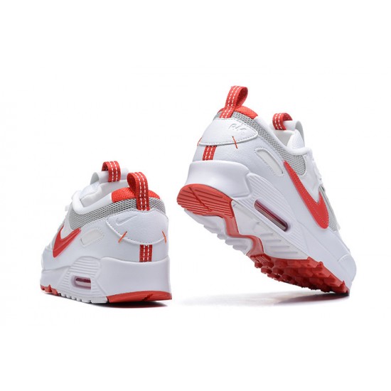 Reps Nike Air Max 90 Futura White Red FD9865-100 Sneaker