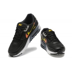 Reps Nike Air Max 90 Black Yellow and Orange Sneaker