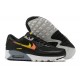 Reps Nike Air Max 90 Black Yellow and Orange Sneaker