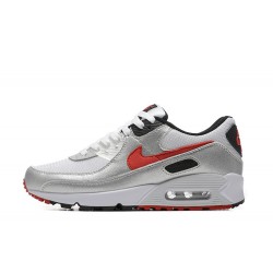 Reps Nike Air Max 90 Silver Red Sneaker