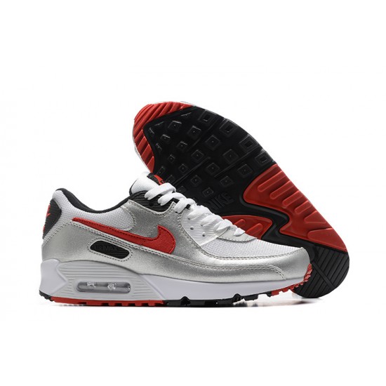 Reps Nike Air Max 90 Silver Red Sneaker