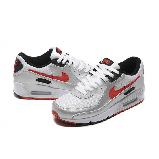 Reps Nike Air Max 90 Silver Red Sneaker