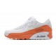 Reps Nike Air Max 90 White Orange DM0958-100 Sneaker