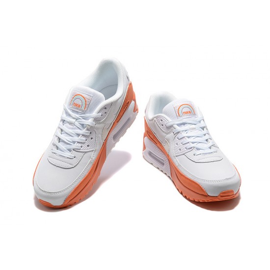 Reps Nike Air Max 90 White Orange DM0958-100 Sneaker