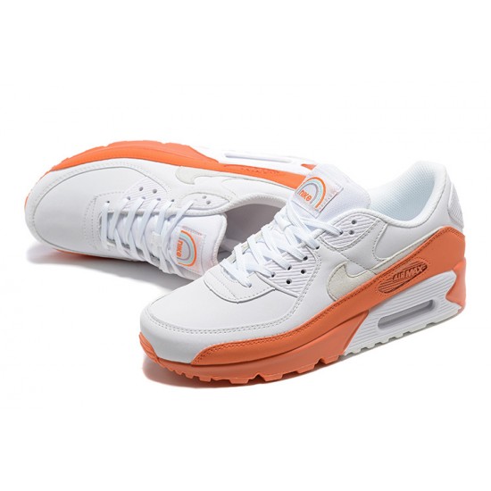 Reps Nike Air Max 90 White Orange DM0958-100 Sneaker