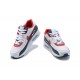 Reps Nike Air Max 90 White Red DJ5170-100 Sneaker