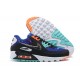 Reps Nike Air Max 90 Supernova Blue White CW6018-001 Sneaker