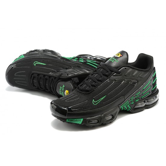 Reps Nike Air Max Plus 3 Black and Green Sneaker