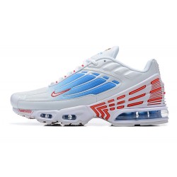 Reps Nike Air Max Plus 3 White Blue and Red Sneaker