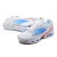 Reps Nike Air Max Plus 3 White Blue and Red Sneaker