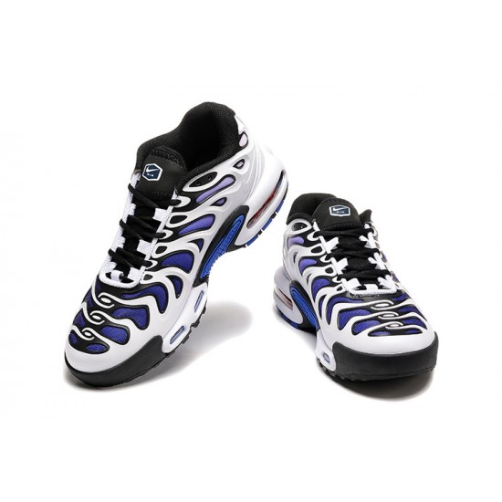 Reps Nike Air Max Plus Drift White Blue and Black Sneaker