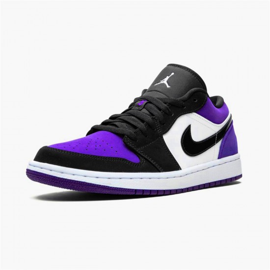 553558-125 Repsneakers Jordan 1 Low Court Purple