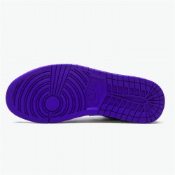 553558-500 Repsneakers Jordan 1 Low Court Purple White