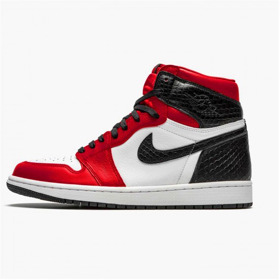 CD0461-601 Repsneakers Jordan 1 Retro High Satin Snake Chicago (W)