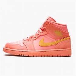 852542-600 Repsneakers Jordan 1 Mid Coral Gold