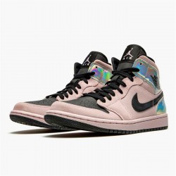 BQ6472-602 Repsneakers Jordan 1 Mid Dirty Powder Iridescent (W)