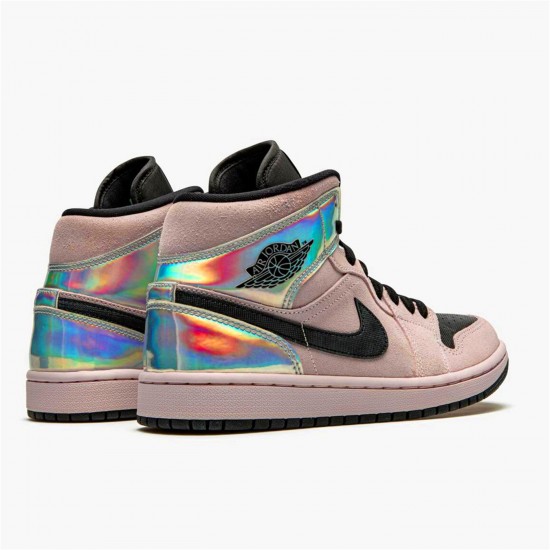 BQ6472-602 Repsneakers Jordan 1 Mid Dirty Powder Iridescent (W)