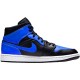 554724-077 Repsneakers Jordan 1 Mid Hyper Royal Tumbled Leather