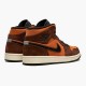 DC7294-200 Repsneakers Jordan 1 Mid SE Dark Chocolate