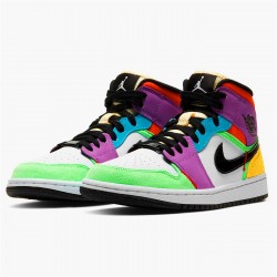 CW1140-100 Repsneakers Jordan 1 Mid SE Multi-Color (W)