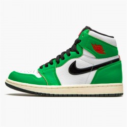 DB4612-300 Repsneakers Jordan 1 Retro High Lucky Green (W)