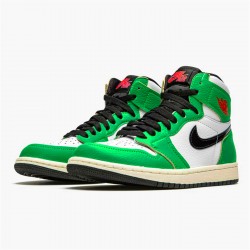 DB4612-300 Repsneakers Jordan 1 Retro High Lucky Green (W)