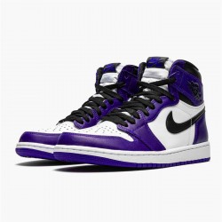 555088-500 Repsneakers Jordan 1 Retro High Court Purple White