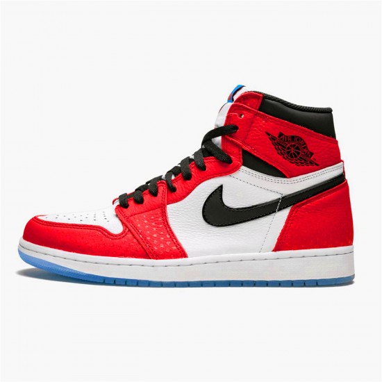 555088-602 Repsneakers Jordan 1 Retro High Spider-Man Origin Story