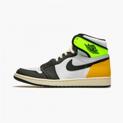 555088-118 Repsneakers Jordan 1 Retro High White Black Volt University Gold