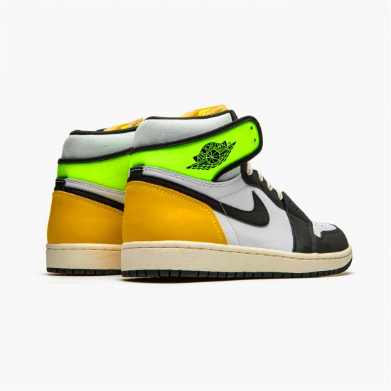 555088-118 Repsneakers Jordan 1 Retro High White Black Volt University Gold