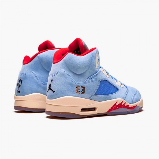 CI1899-400 Repsneakers Jordan 5 Retro Trophy Room Ice Blue